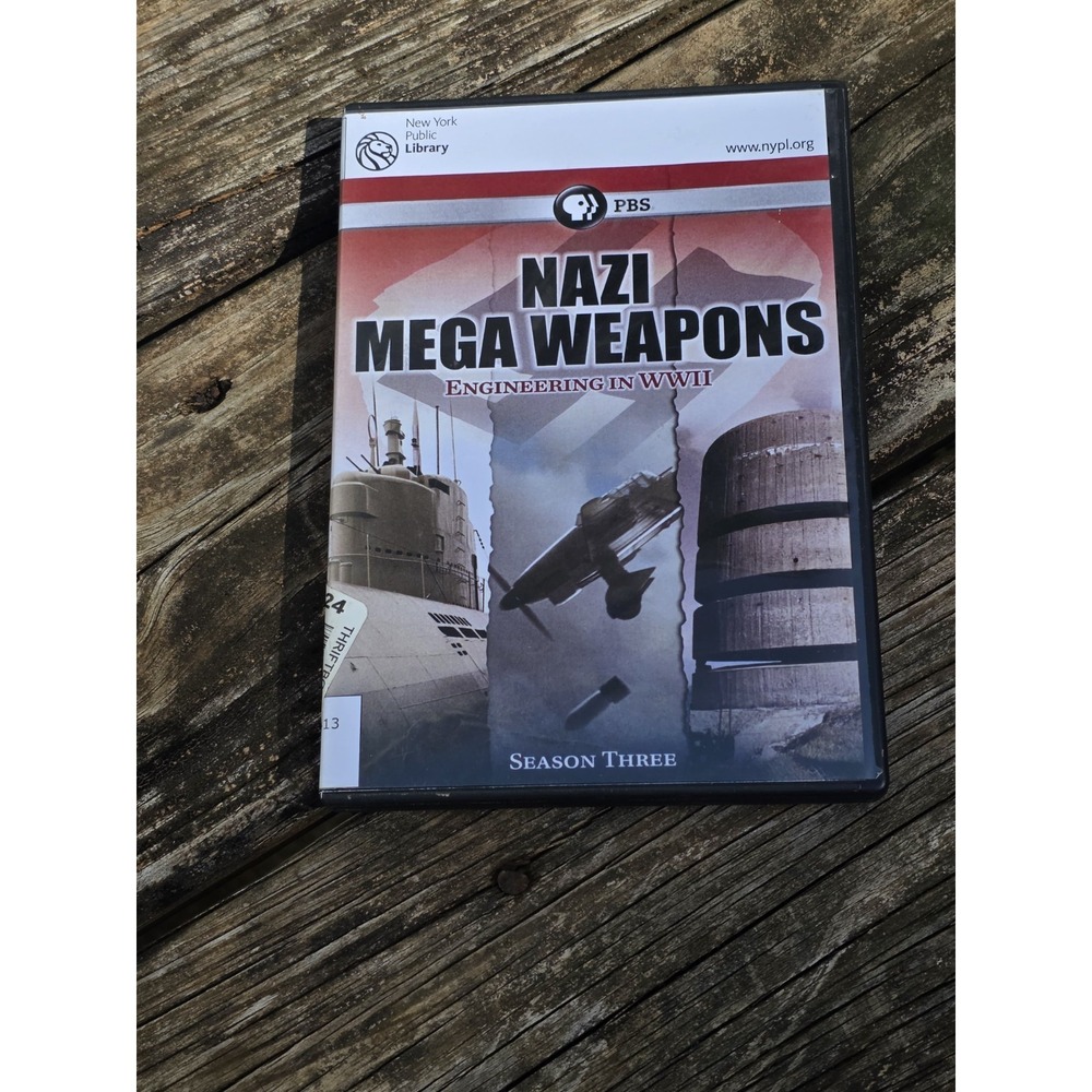 Nazi Mega Weapons Season 3 DVD PBS World War II Documentary 2-Disc Set